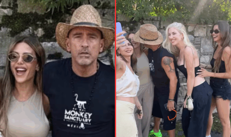 Eros Ramazzotti contó toda la verdad detrás de incómodo beso con Evangelina Anderson