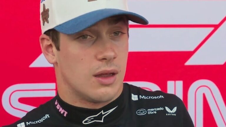 La desazón de Franco Colapinto con el desempeño del Alpine: «No conseguimos…»