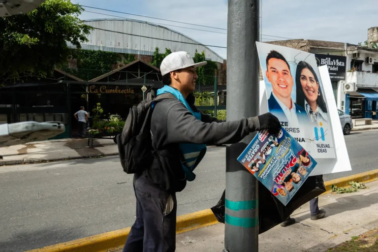 El municipio realiza el operativo de limpieza post elecciones