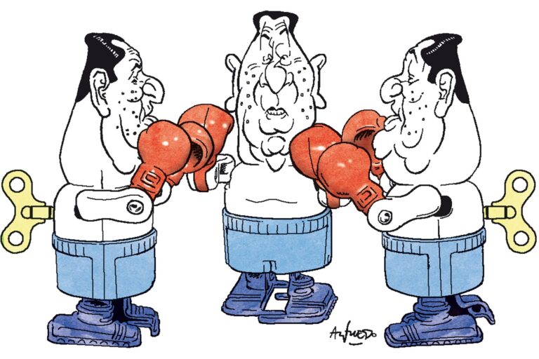 Canibalismo entre pigmeos,  la crisis peronista