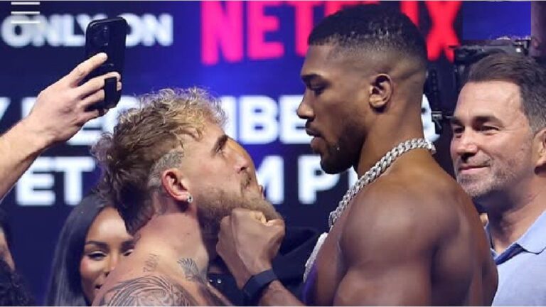Anthony Joshua y el youtuber Jake Paul pelean esta noche por Netflix: lo que hay que saber