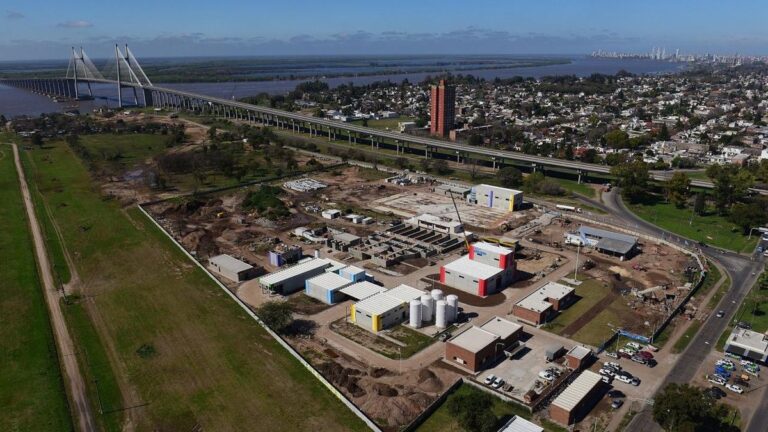 Aguas Santafesinas puso en marcha un nuevo sistema de cal en la planta potabilizadora Rosario