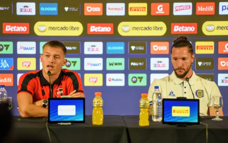 Ya se comienza a palpitar el Clásico del domingo: Luca Regiardo y Jeremías Ledesma fueron los representantes en la conferencia de prensa