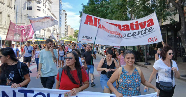 Cordoba. Jornada Nacional de Lucha Docente