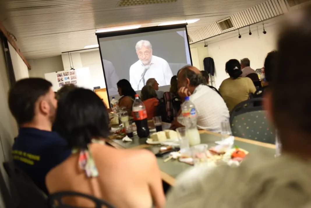 Acto de celebración del 60° aniversario de la revista Acción del Banco Credicoop.