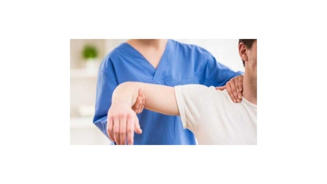 Ilustración simbólica representando el movimiento y la rehabilitación kinésica.