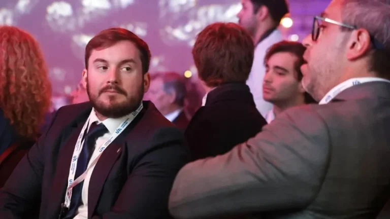 Fachada del Banco de la Nación Argentina en la ciudad de Santa Fe