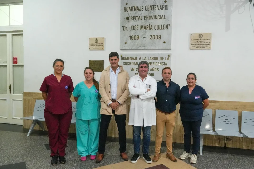 Equipo médico del Servicio de Cirugía Cardiovascular del Hospital Cullen de Santa Fe