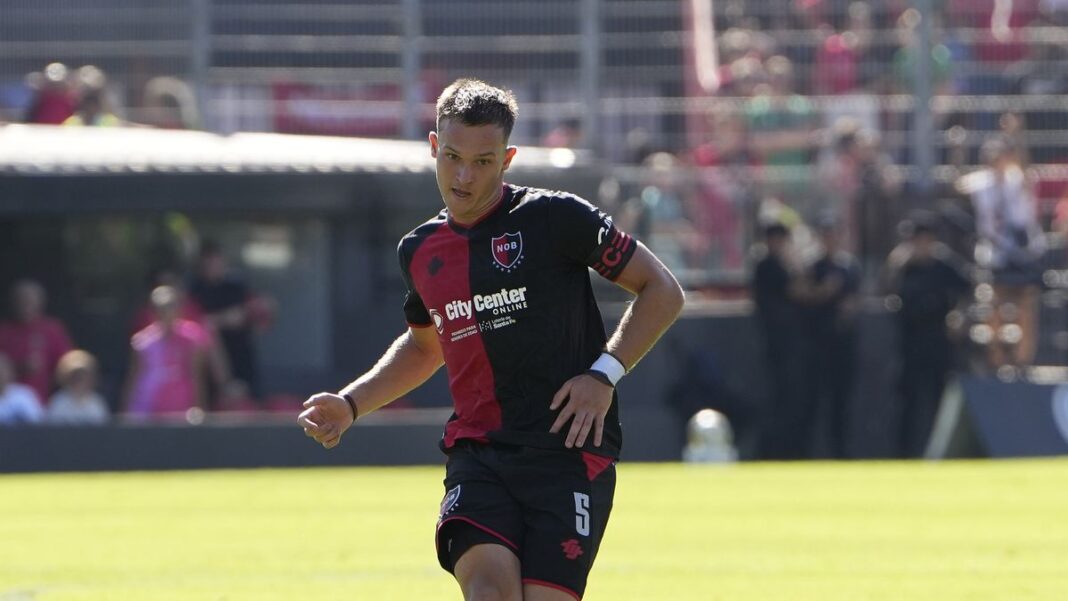 Luca Regiardo, capitán de Newell's Old Boys, durante una entrevista.