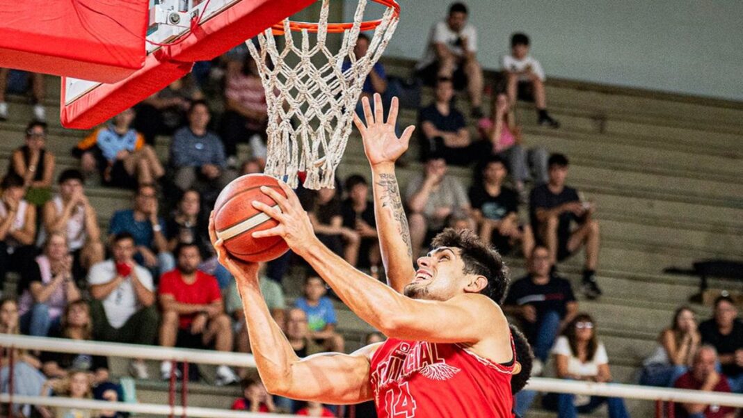 Jugadores de Provincial en un partido de la Liga Argentina de Básquet