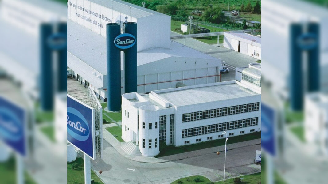 Edificio o planta de la cooperativa láctea SanCor en la provincia de Santa Fe