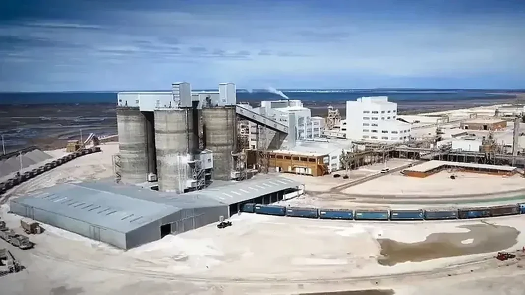 Vista de la planta de Alpat en San Antonio Oeste, Río Negro