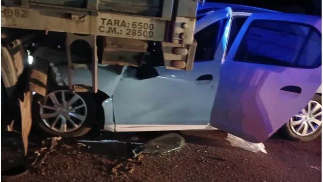 Choque fatal en ruta 98 entre automóvil y camión