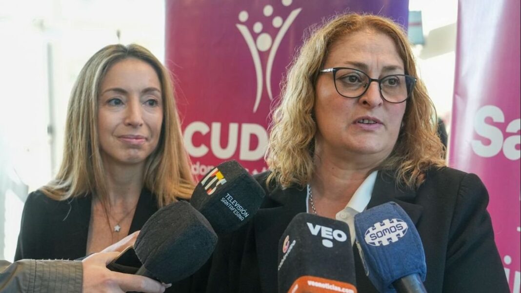Ministra de Salud de Santa Fe Silvia Ciancio durante la Jornada Regional de Procuración y Trasplante