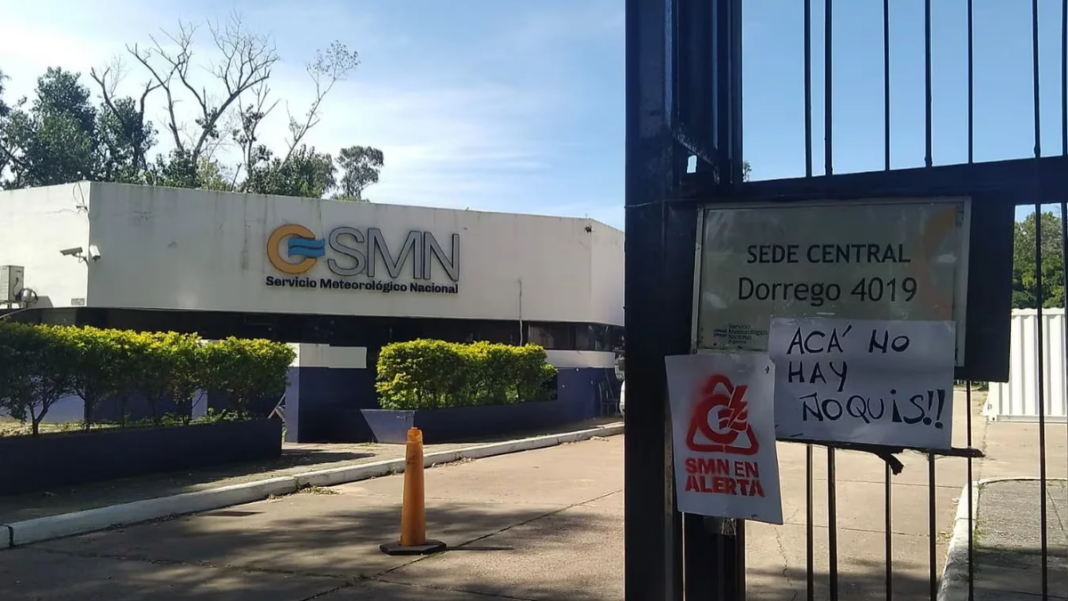 Estación meteorológica del Servicio Meteorológico Nacional en Santa Fe