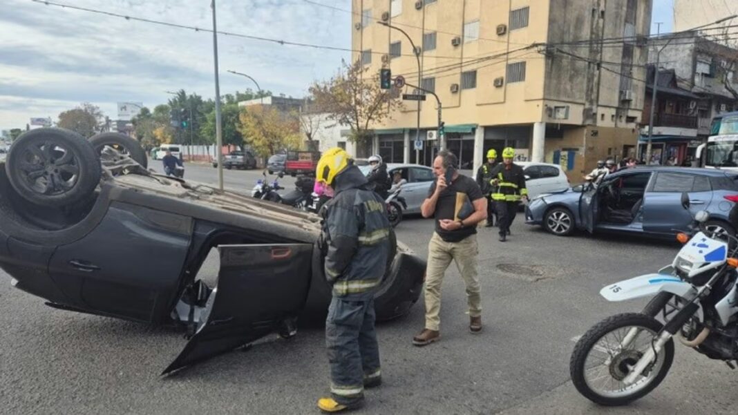 Choque de diputada provincial en zona oeste de Rosario