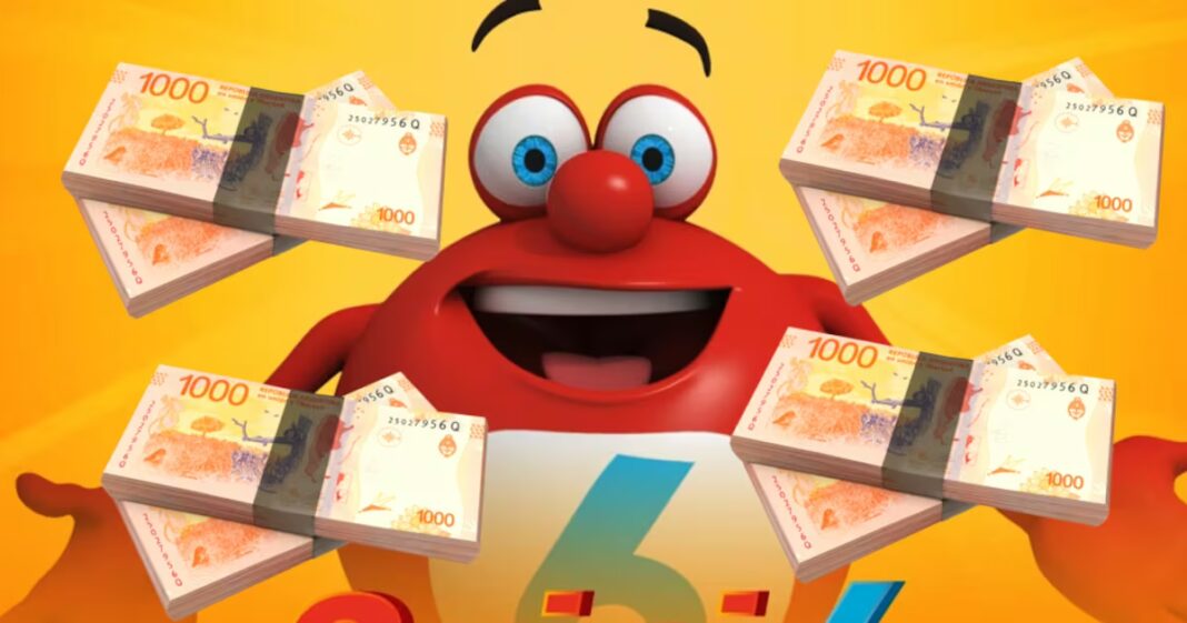 Boleto del Quini 6 con los números ganadores de la Revancha