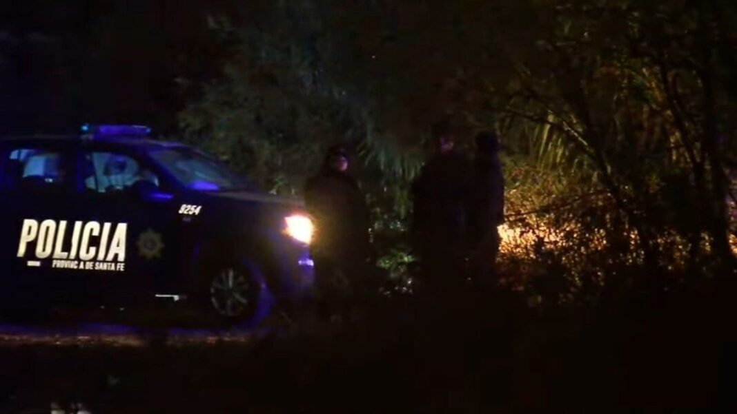 Descampado en el límite entre Rosario, Pérez y Funes donde fue hallado el cuerpo