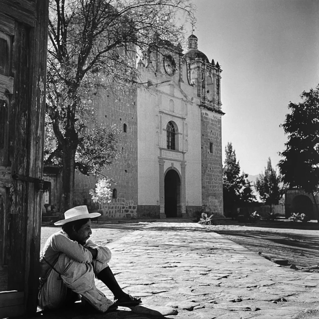 Fotografía de Juan Rulfo exhibida en la muestra México: la mirada de Juan Rulfo en Plataforma Lavardén, Santa Fe