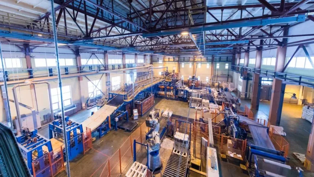 Gráfico de caída de la industria metalúrgica en Rosario durante febrero de 2026