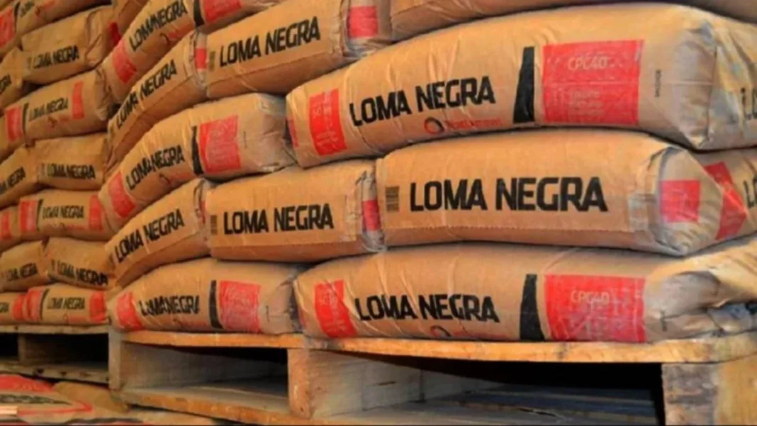 Vista de la planta L'Amalí de Loma Negra en Olavarría