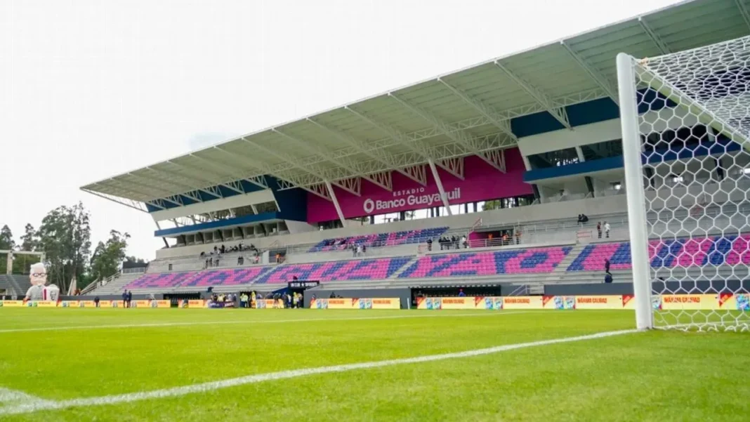 Estadio Banco de Guayaquil, sede del partido entre Independiente del Valle y Rosario Central