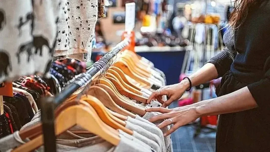 Gráfico de ventas minoristas pyme en baja durante abril