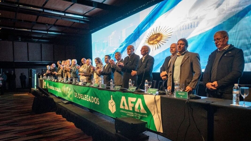 Asamblea de delegados de Agricultores Federados Argentinos en Rosario