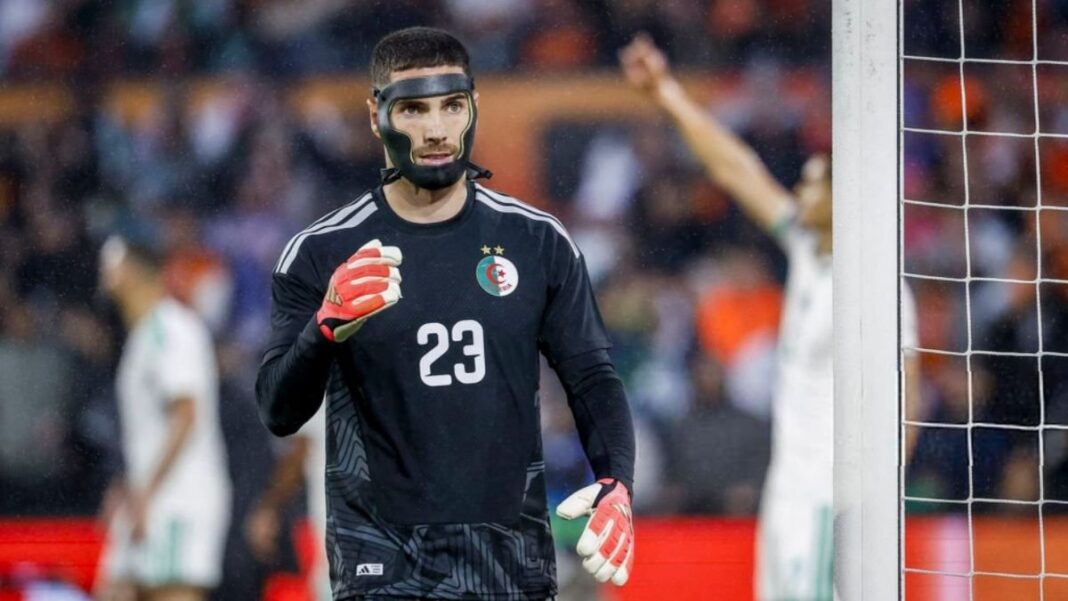 Luca Zidane, arquero de la selección de Argelia