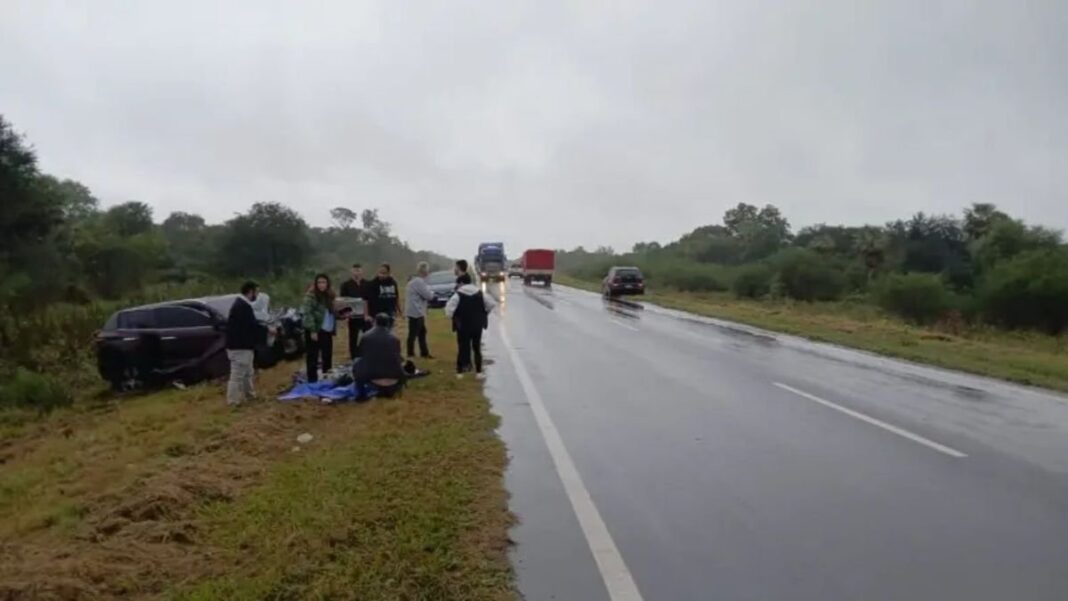 Vehículos siniestrados en la ruta provincial 21