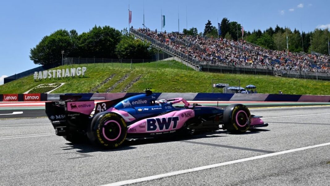 Franco Colapinto en el circuito de Austria durante el Gran Premio de Fórmula 1