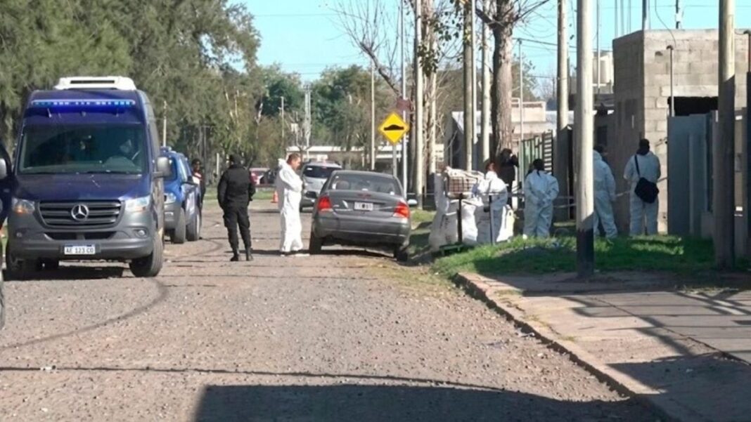 Vivienda en General Lagos donde fueron hallados los cuerpos de un hombre y sus dos hijos