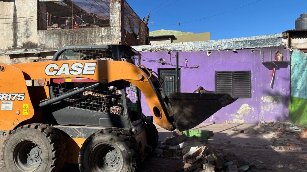 Espacio público liberado en Santa Fe