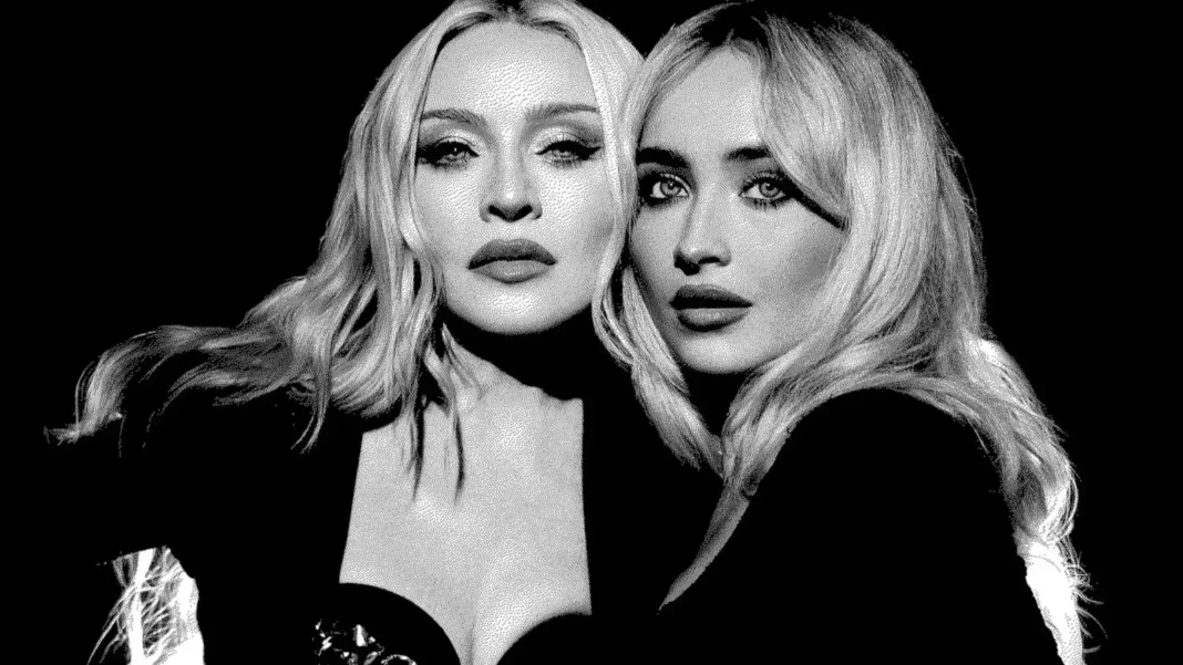 Madonna y Sabrina Carpenter en el videoclip de Bring Your Love