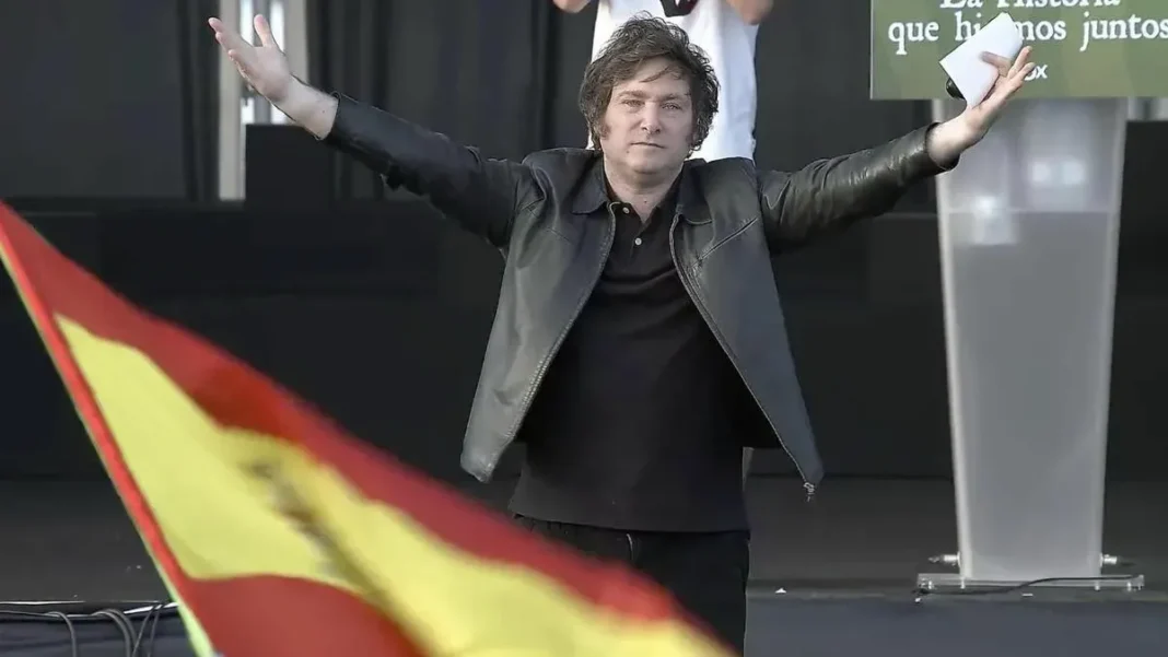 Presidente Javier Milei en viaje oficial