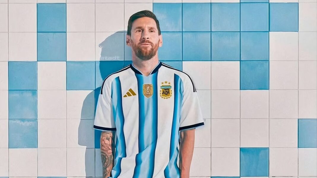 Camiseta oficial de la selección argentina para el Mundial 2026