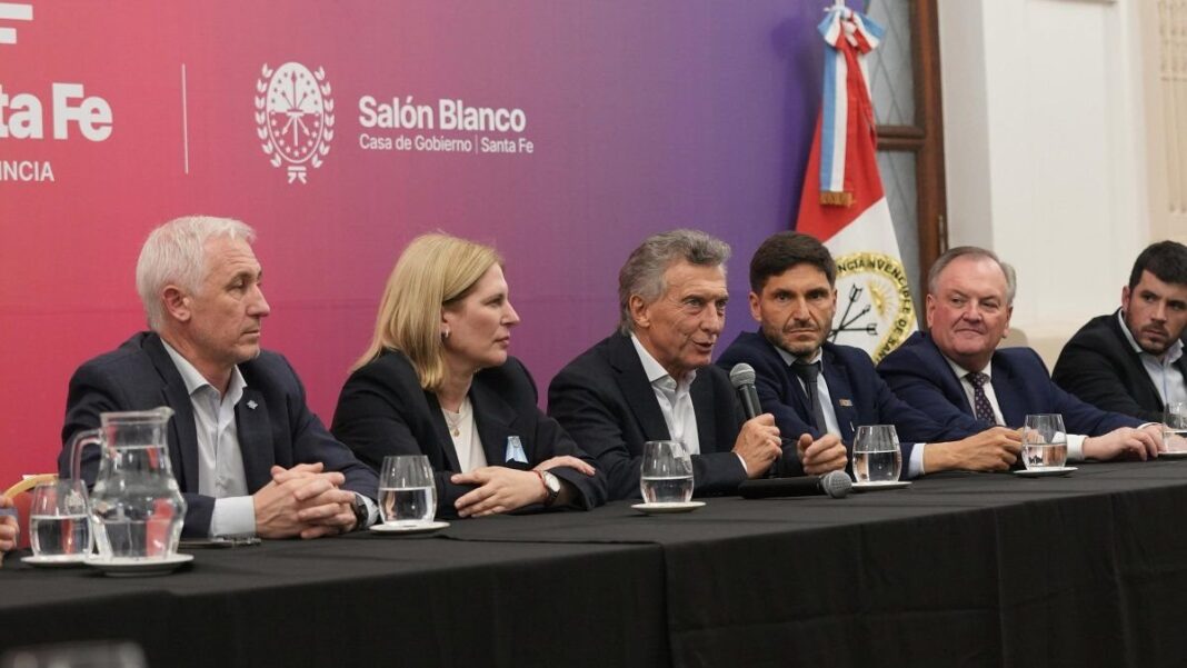 Mauricio Macri en Santa Fe