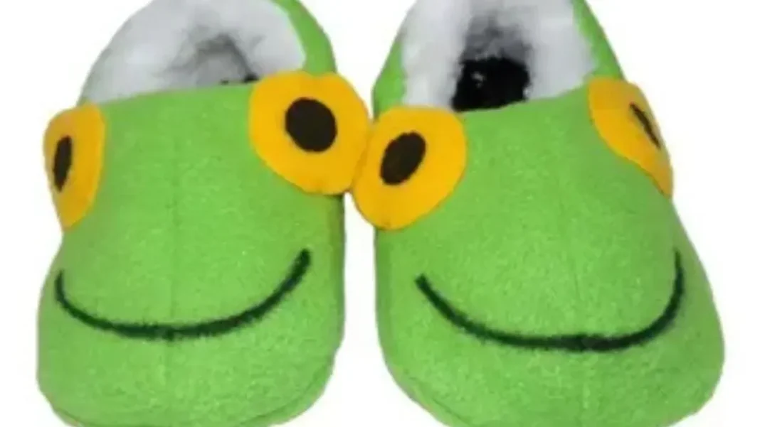 Imagen ilustrativa de pantuflas del Sapo Pepe