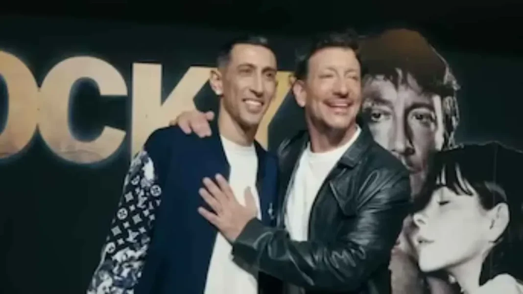 Ángel Di María sonriendo durante entrevista