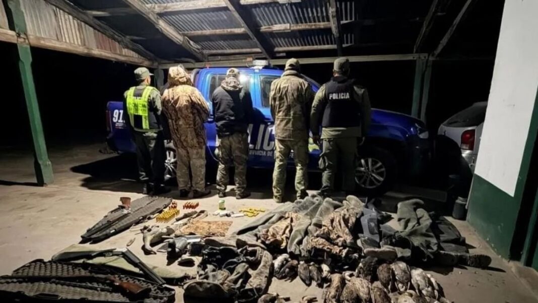 Operativo de la Guardia Rural Los Pumas en Fortín Olmos por caza ilegal