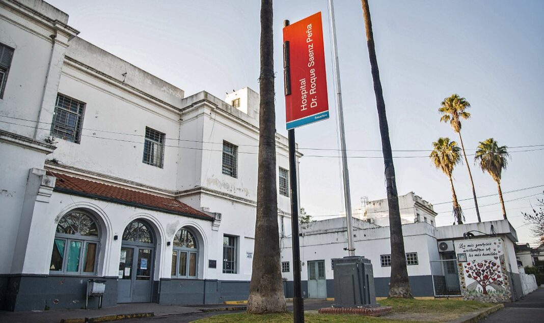 Policía en la escena del ataque a tiros en Patricias Argentinas y Garibaldi