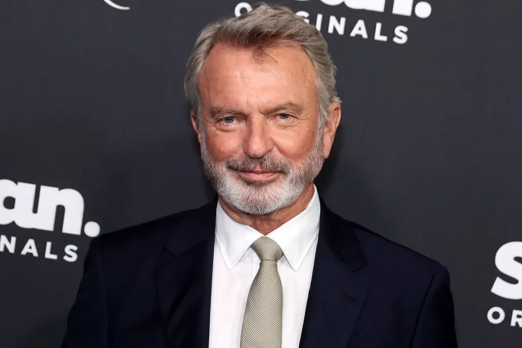 Sam Neill en una escena de Jurassic Park