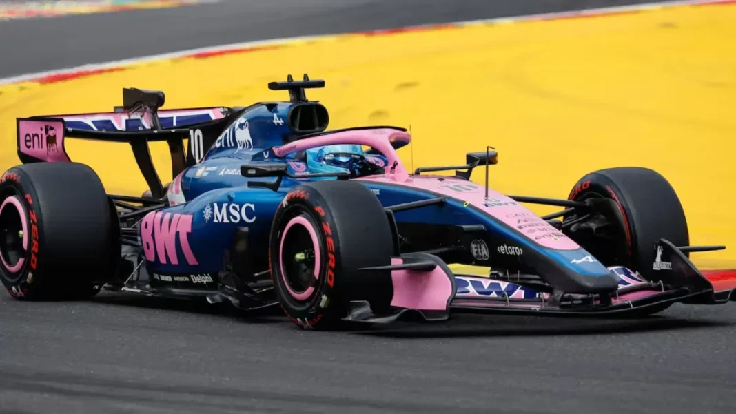 Franco Colapinto durante el Gran Premio de Bélgica en el circuito de Spa-Francorchamps