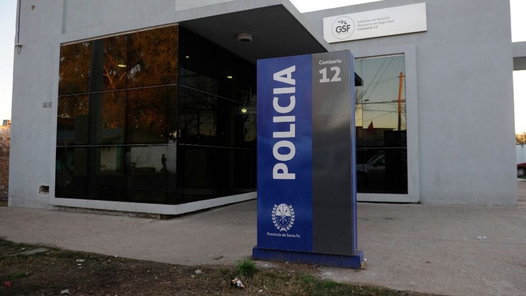 Policía en la zona sur de Rosario