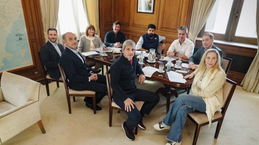 Reunión de la mesa política del gobierno nacional en la Casa Rosada