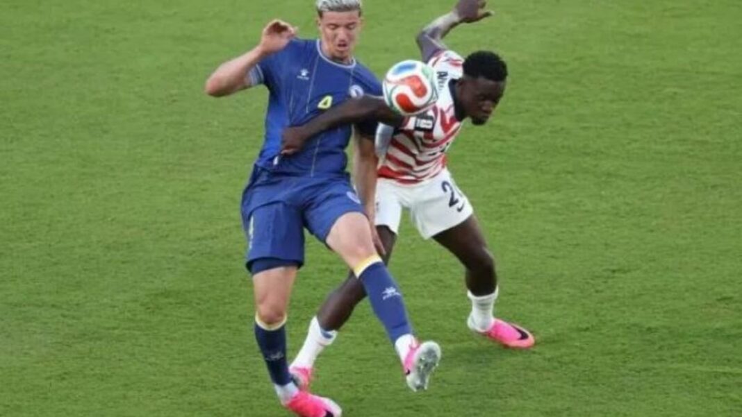 Folarin Balogun durante el partido Estados Unidos vs Bosnia en el Mundial 2026