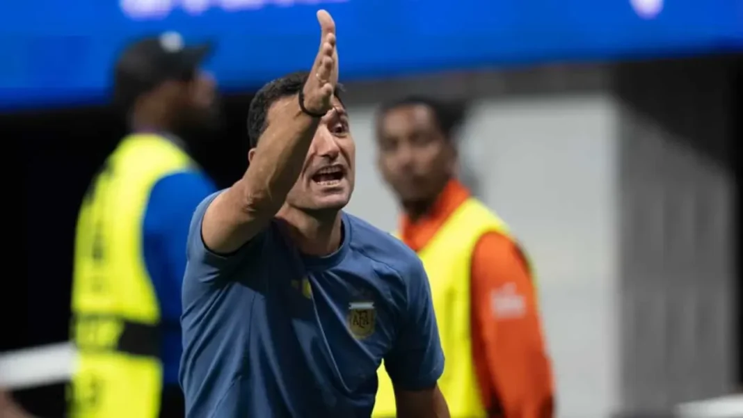 Lionel Scaloni emocionado en conferencia de prensa tras el triunfo de Argentina ante Egipto