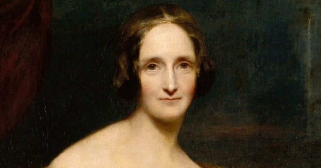 Retrato de Mary Shelley, autora de Frankenstein