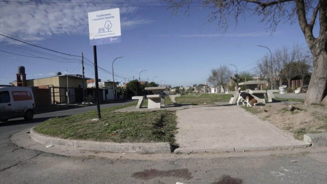Zona norte de Rosario, lugar del crimen de Jonatan González