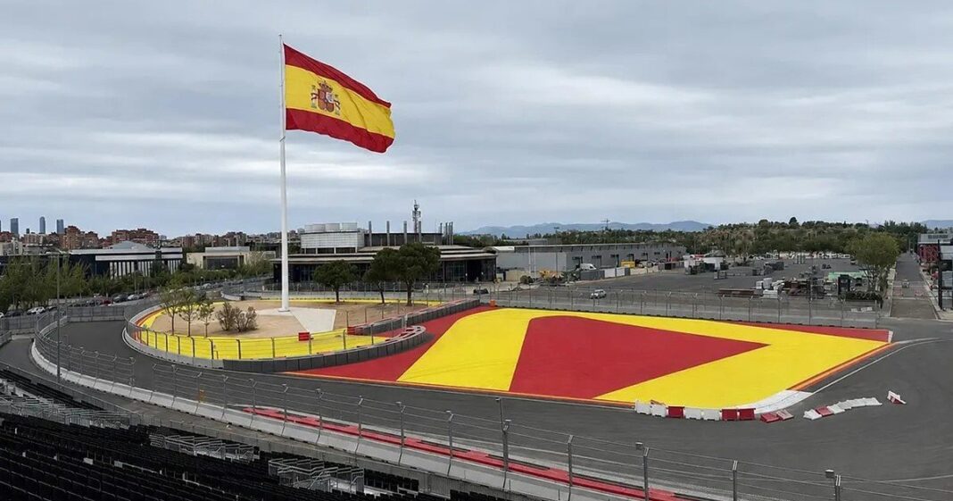 Circuito urbano Madring en Madrid para el Gran Premio de Fórmula 1